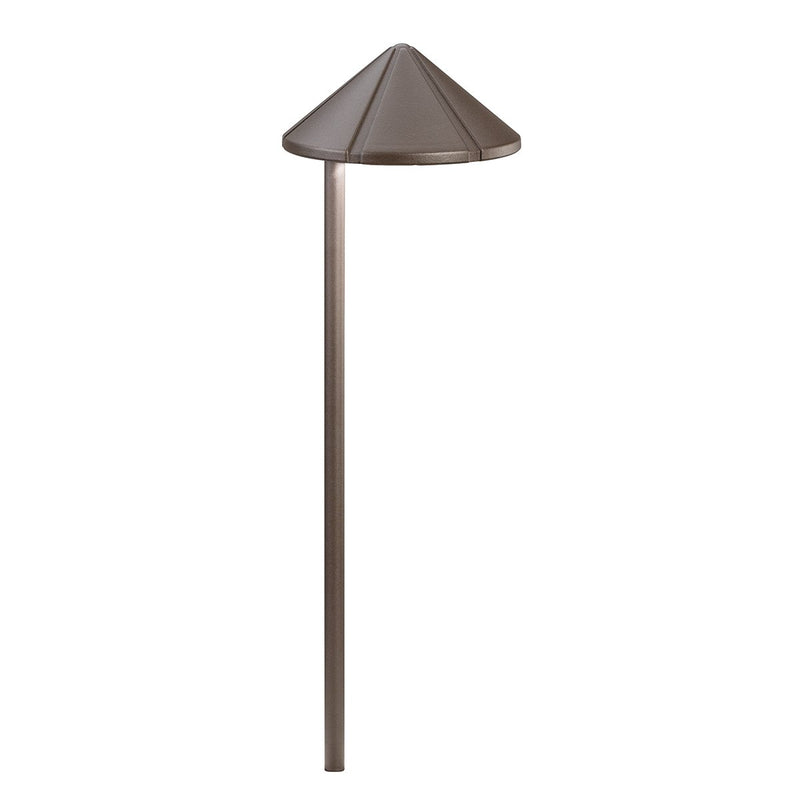 LED Side Mount Path Light in Textured Architectural Bronze