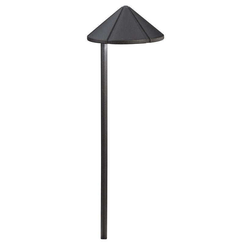 LED Side Mount Path Light in Textured Black
