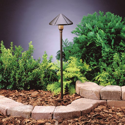 LED Center Mount Path Light in Textured Architectural Bronze