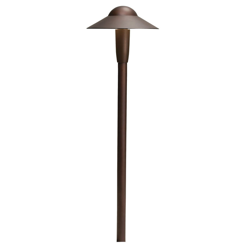 LED Path Light 6.25" x 22" in Textured Architectural Bronze