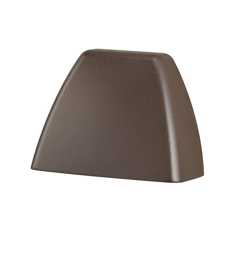 Slim LED Deck Light in Textured Architectural Bronze