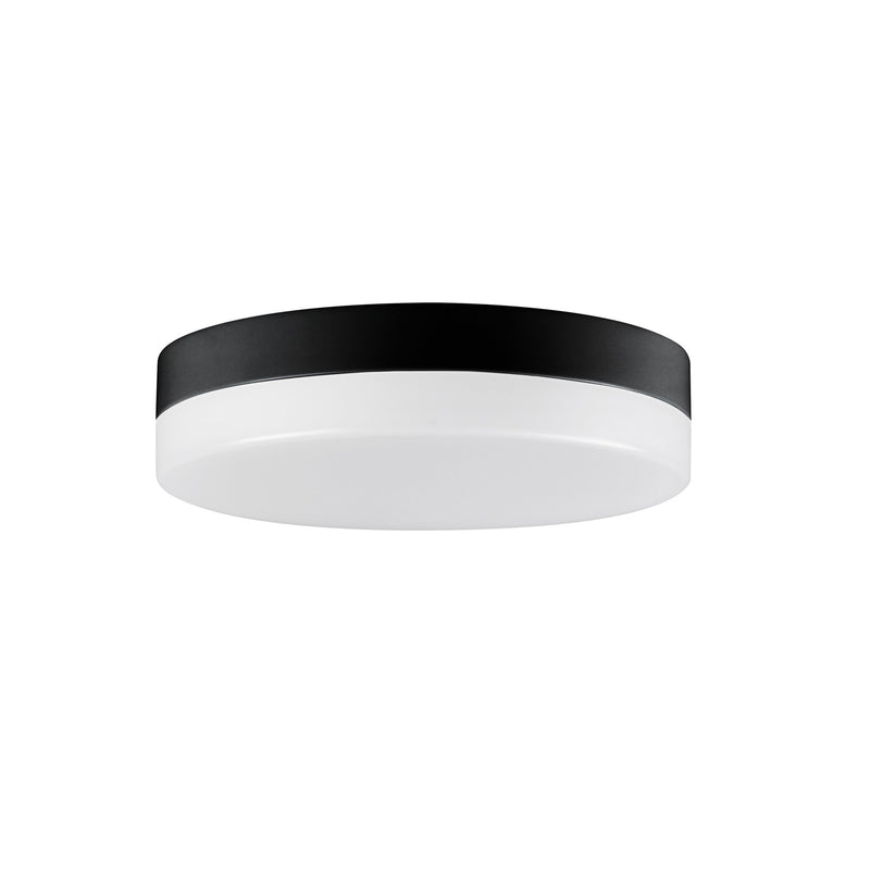 Tuner 7" Round LED Flush Mount with Bluetooth in Black
