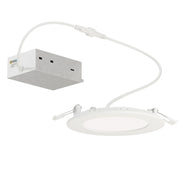 Slim 5" Flat LED Recessed Light 5CCT in White