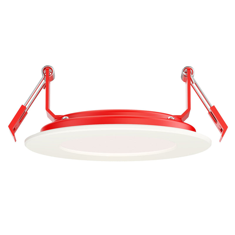 Slim Fire Rated 4" LED Recessed Light 5CCT in White