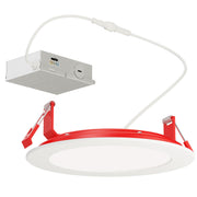 Slim Fire Rated 6" LED Recessed Light 5CCT in White