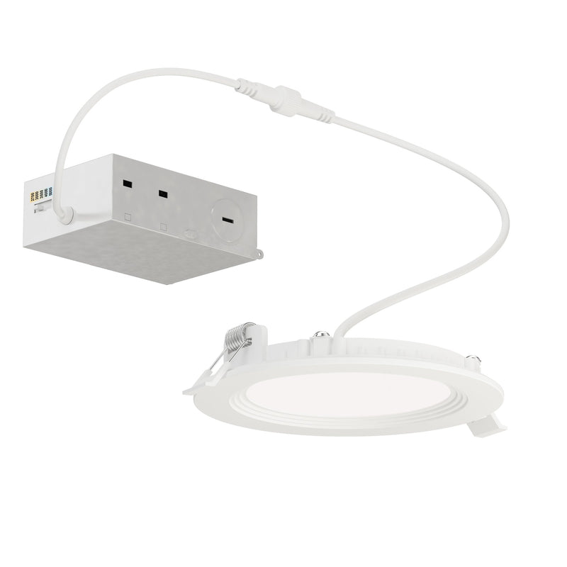 Slim Baffle 5" LED Recessed Light 5CCT in White