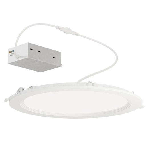 Slim Baffle 9" LED Recessed Light 5CCT in White
