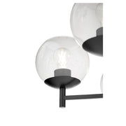 Lyon 5 Light Chandelier in Matte Black