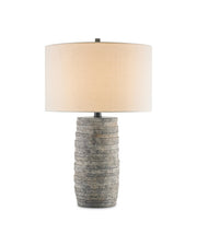 Innkeeper Table Lamp in Rustic Gray