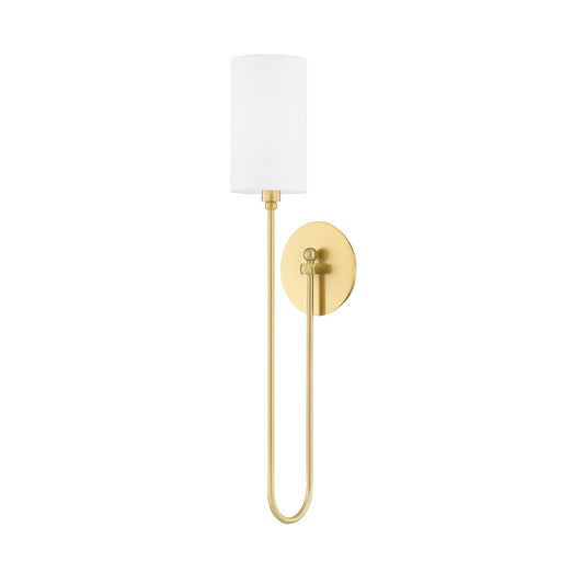 Harlem Wall Sconce in Aged Brass