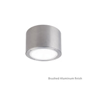 Vessel Outdoor Flush Mount in Brushed Aluminum