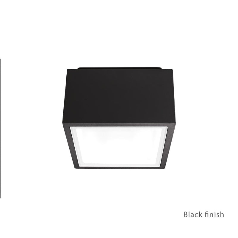 Bloc Outdoor Flush Mount in Black