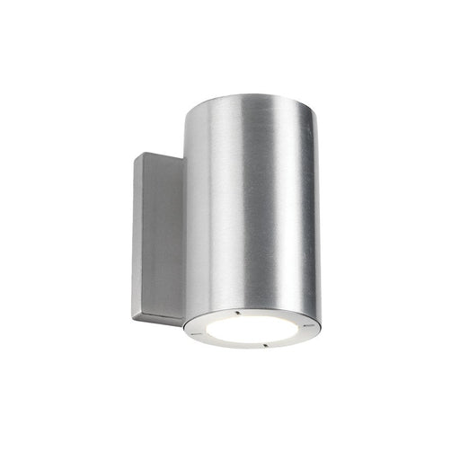 Vessel Outdoor Wall Sconce in Brushed Aluminum