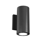Vessel 2-Light Outdoor Wall Sconce in Black