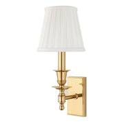 Ludlow Wall Sconce in Polished Brass