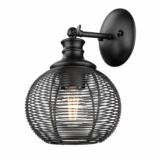 Calypso Wall Sconce in Matte Black