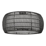 Everly 6-Light Semi-Flush Mount in Matte Black