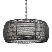 Everly 6-Light Pendant in Matte Black