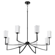 Ayala 8 Light Chandelier in Matte Black