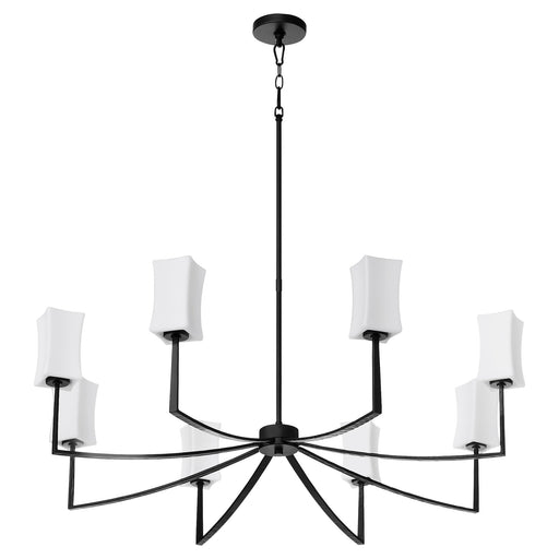 Ayala 8 Light Chandelier in Matte Black