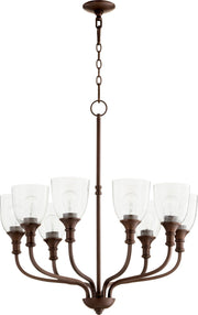 Richmond 8 Light Chandelier in Oiled Bronze