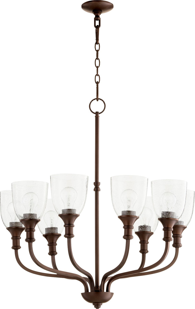 Richmond 8 Light Chandelier in Oiled Bronze