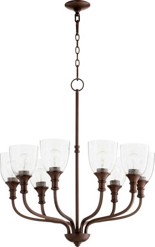 Richmond 8 Light Chandelier in Oiled Bronze