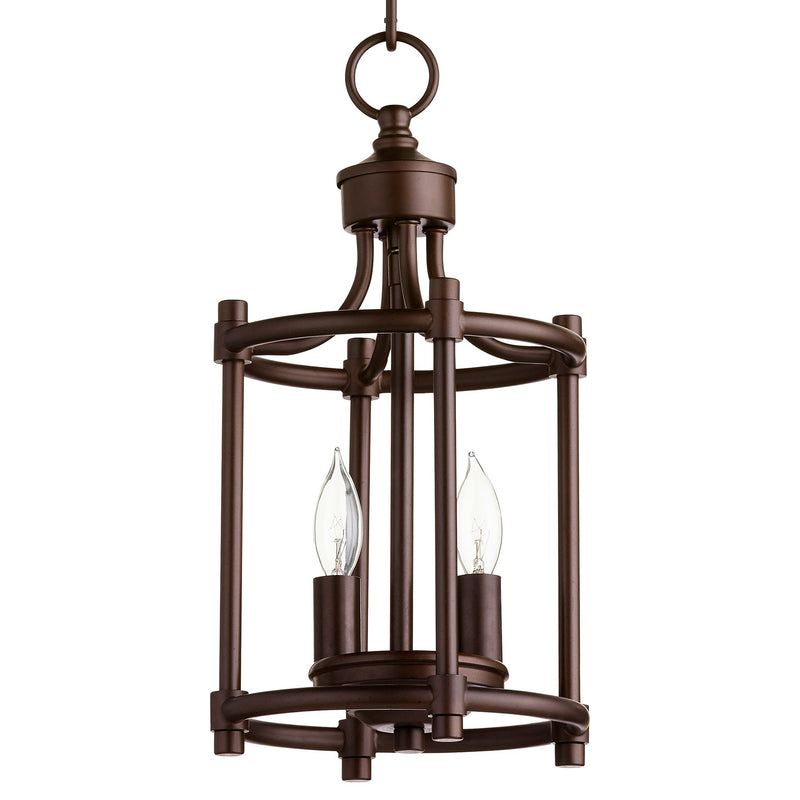 Rossington 2 Light Mini Chandelier in Oiled Bronze