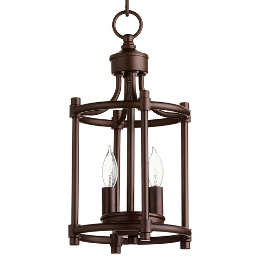 Rossington 2 Light Mini Chandelier in Oiled Bronze