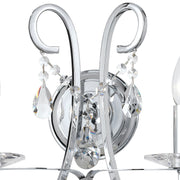 Othello 2 Light 14" Sconce in Polished Chrome