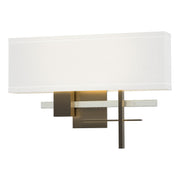 Cosmo Sconce in Dark Smoke with Vintage Platinum Accent - 206350-SKT-07-82-SF1606 by Hubbardton Forge