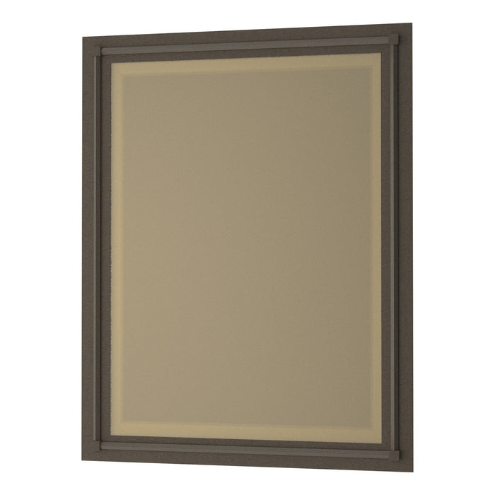 Rook Beveled Mirror in Dark Smoke - 714901-07 by Hubbardton Forge
