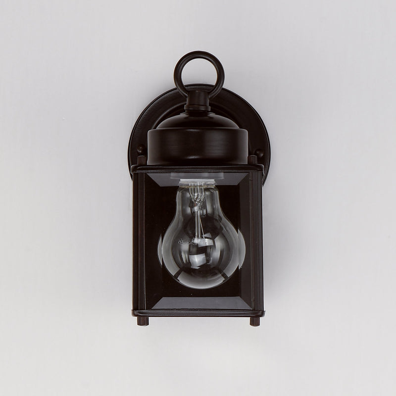 Side Door 1 Light Outdoor Wall Mount in Oil Rubbed Bronze