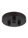Multi-Port Canopies Three Light Multi-Port Canopy with Swag Hooks in Oil Rubbed Bronze