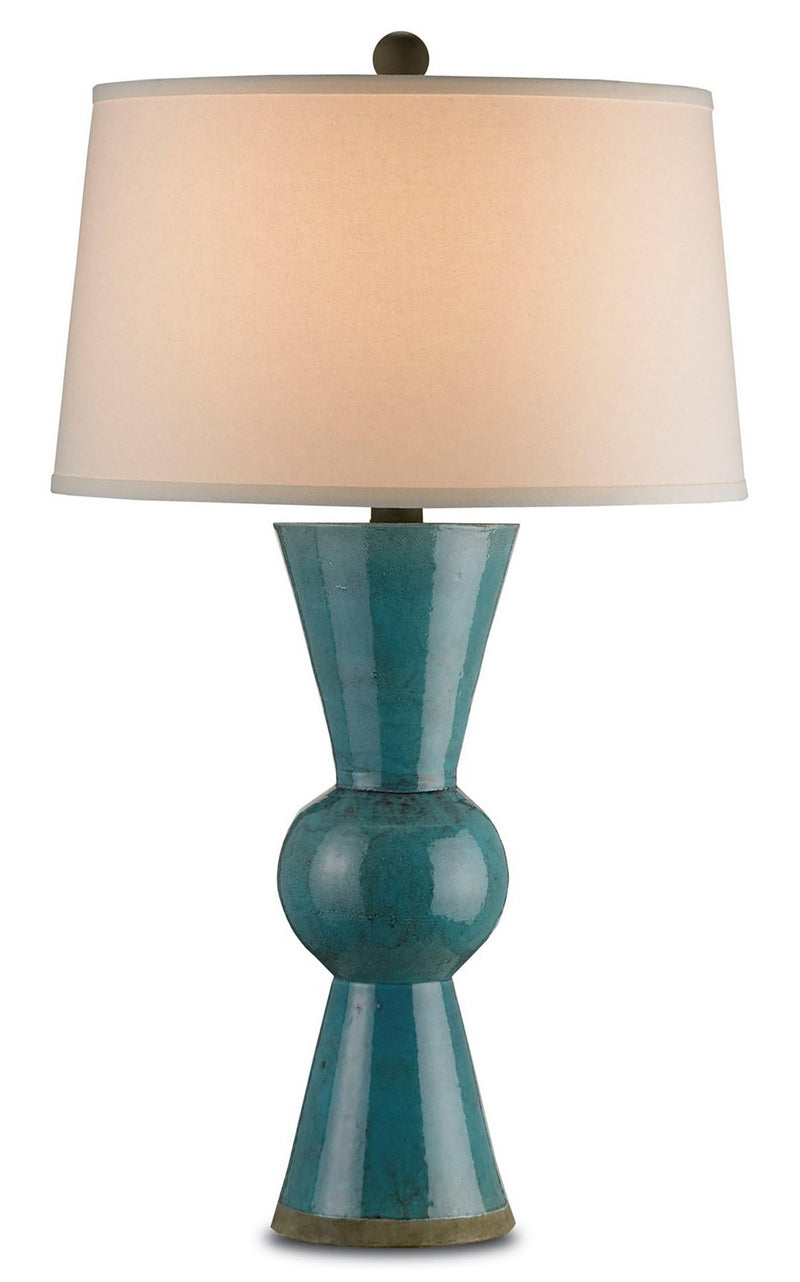 Upbeat Table Lamp in Teal