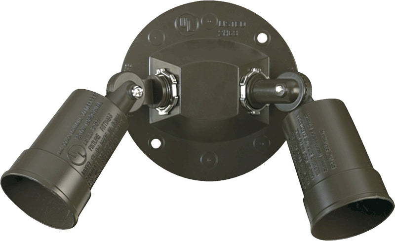 2 Light PAR38 Outdoor Flood Light in Bronze