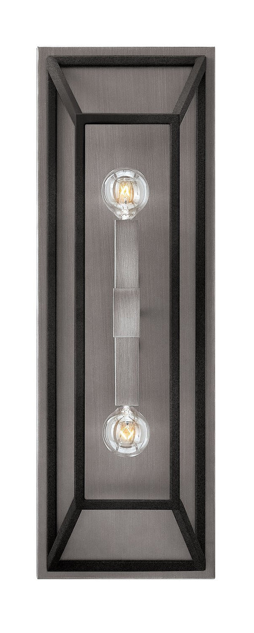 Fulton 2-Light Wall Sconce in Aged Zinc