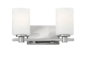 Karlie 2-Light Bath Vanity Light in Chrome