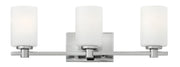 Karlie 3-Light Bath Vanity Light in Chrome