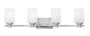 Karlie 4-Light Bath Vanity Light in Brushed Nickel