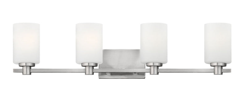 Karlie 4-Light Bath Vanity Light in Brushed Nickel