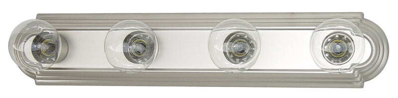 4 Light Vanity in Matte Nickel
