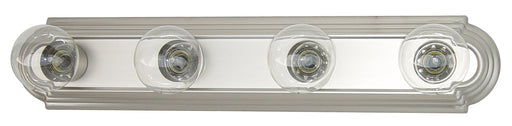 4 Light Vanity in Matte Nickel