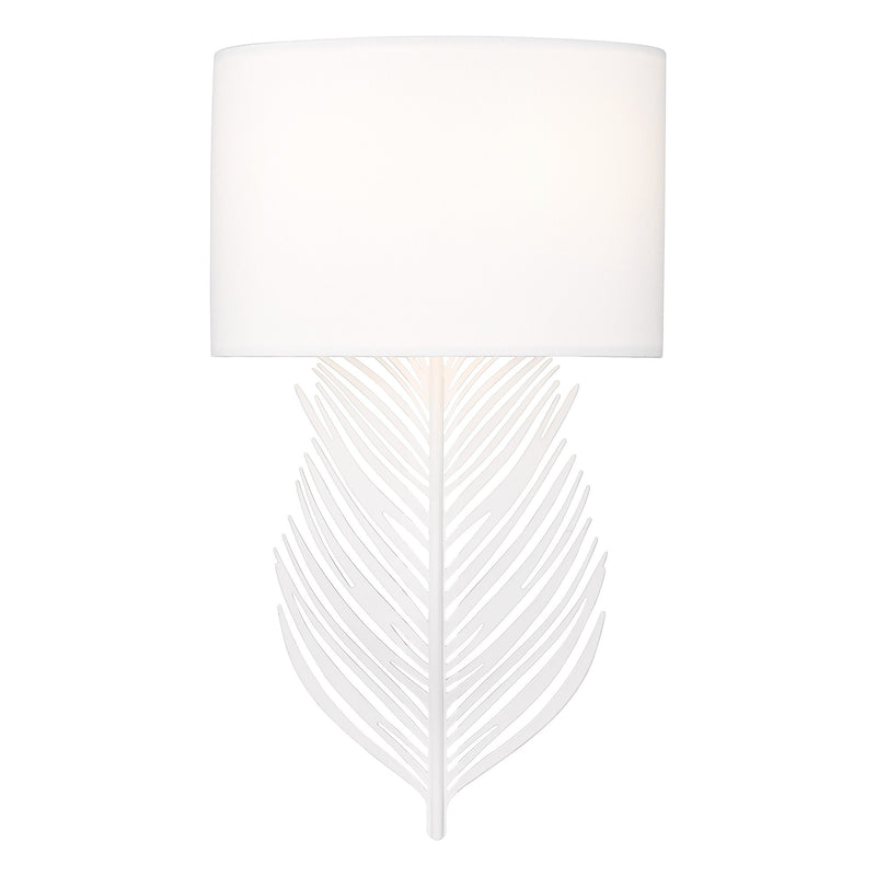 Cay 2-Light Wall Sconce in Matte White