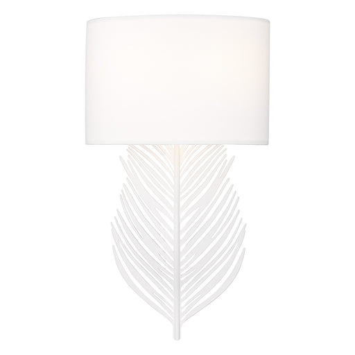 Cay 2-Light Wall Sconce in Matte White