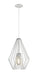 Quintus 1 Light Mini Pendant in Gloss White
