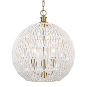 Florence 3-Light Pendant in Brushed Champagne Brass