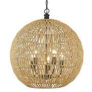Florence 5-Light Pendant in Matte Black