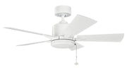 Lucian II 42" Ceiling Fan in Matte White