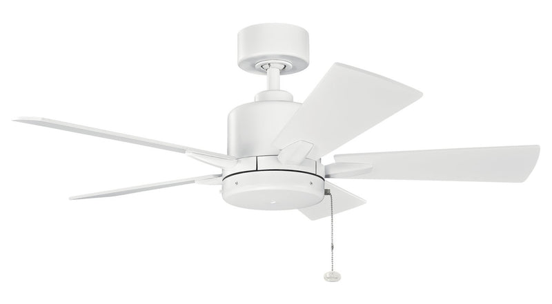 Lucian II 42" Ceiling Fan in Matte White